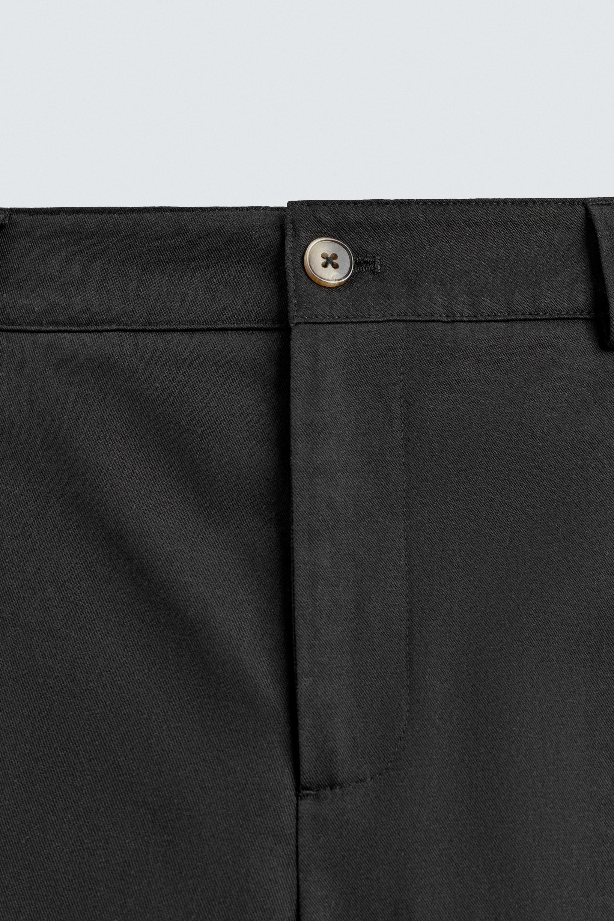 RELAXED FIT PANTS WITH ADJUSTABLE HEM